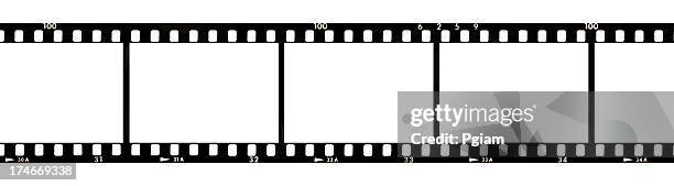 strip of film - film stockfoto's en -beelden