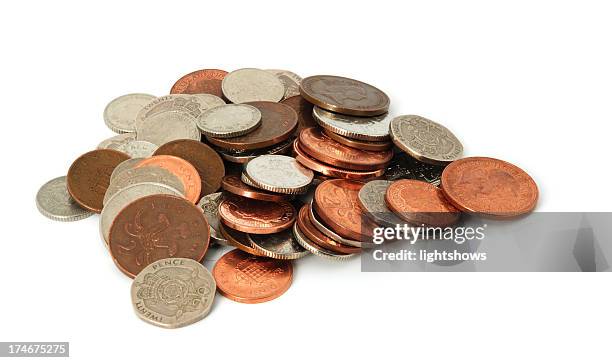 british coins - coin stock pictures, royalty-free photos & images