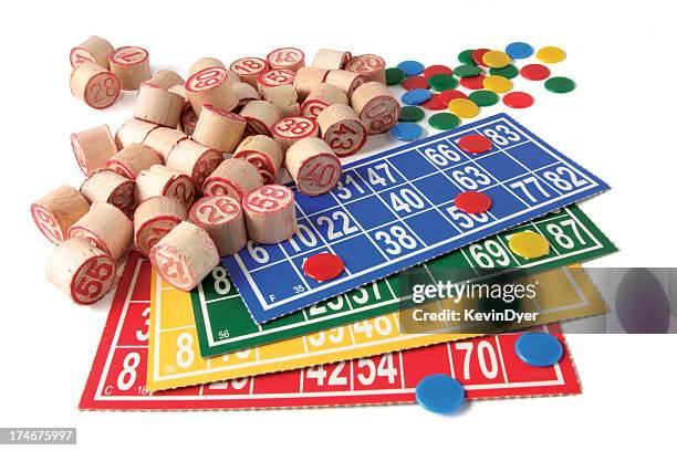 bingo ! (isolé sur blanc - loto photos et images de collection