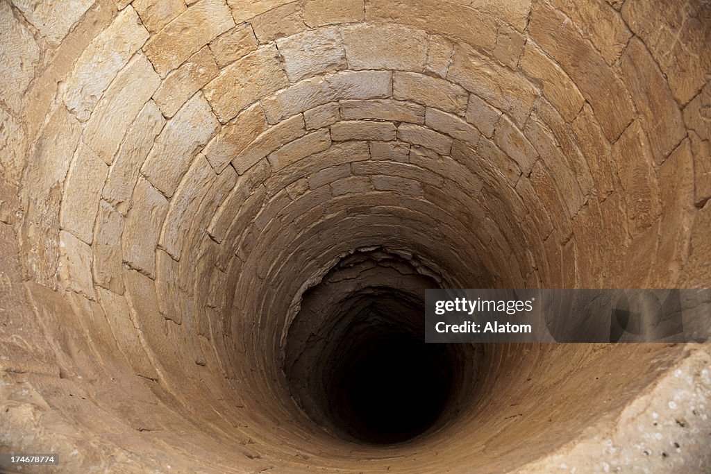 Well at castle Qasr Amra