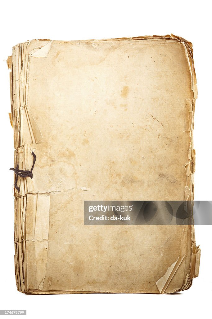 Aged notepad