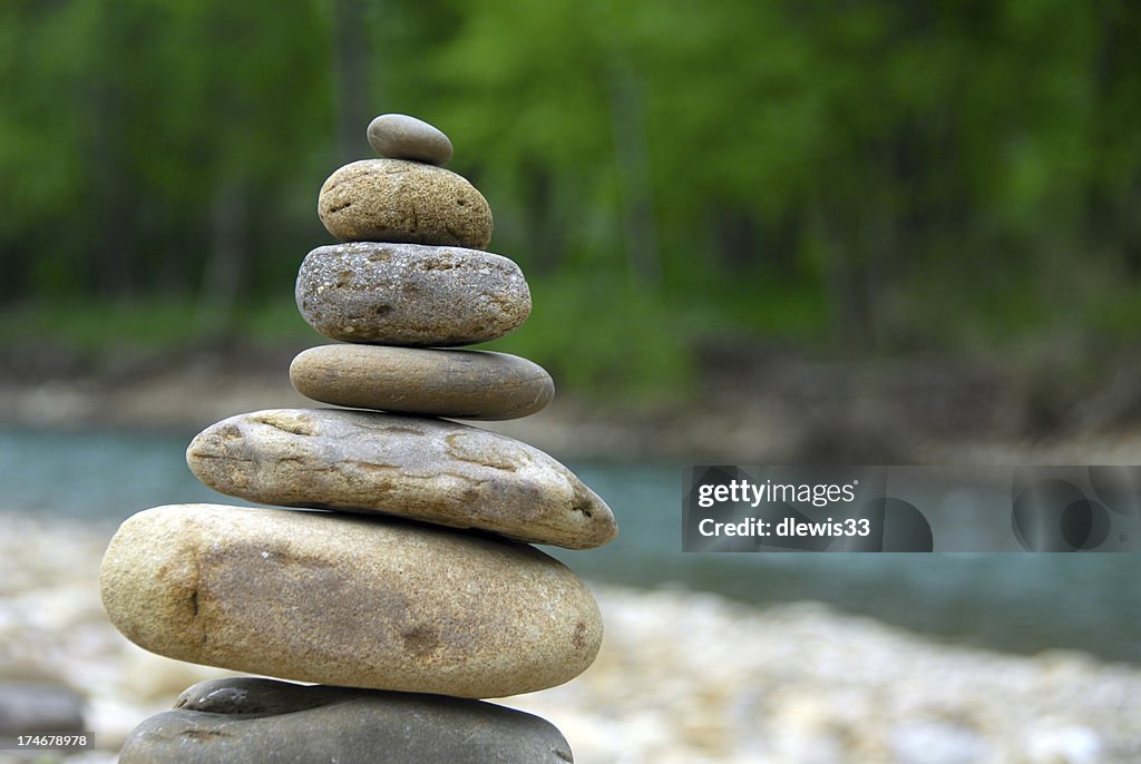 Varin Stacking Rocks Cairn Aka Stack Of Rocks High-Res Stock Photo - Getty Images