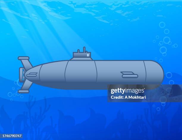 submarine. - submarine cartoons stock illustrations