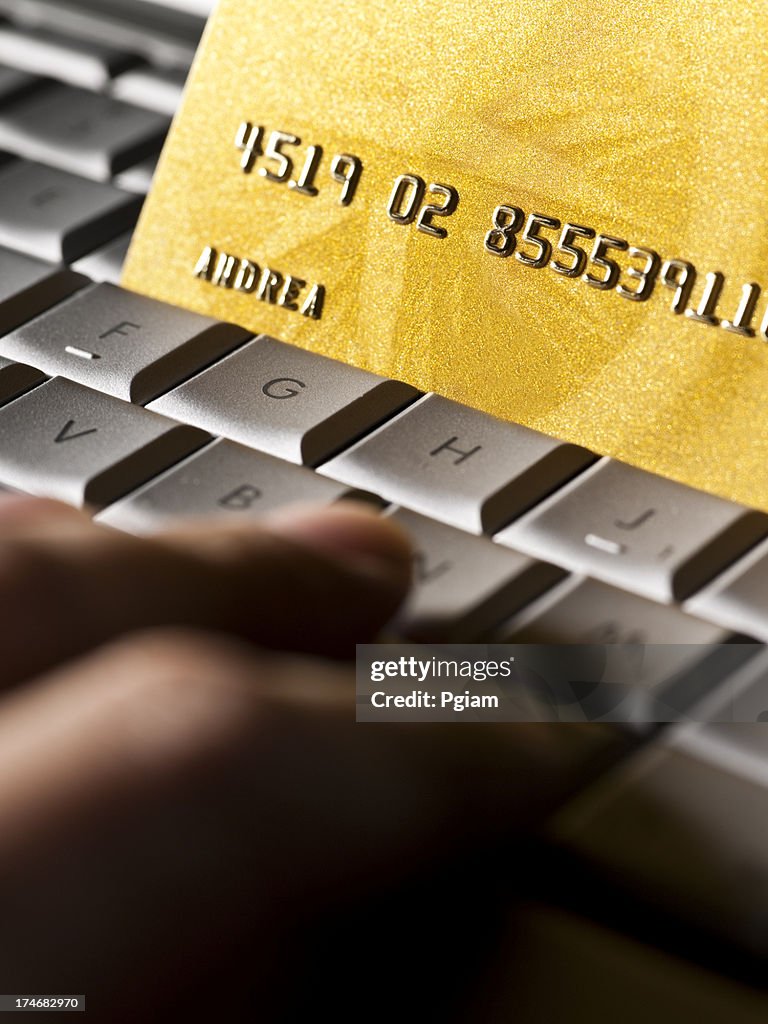 Credit card online purchase