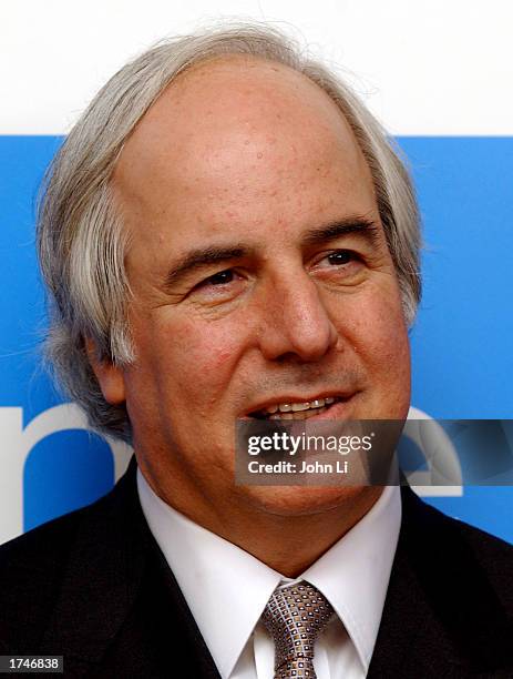 Frank Abagnale, upon whom the film "Catch Me If You Can" is based, attends a press conference before the United Kingdom premiere of the film January...