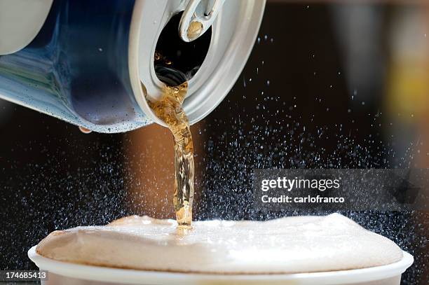 soda pop - pop cans stock pictures, royalty-free photos & images