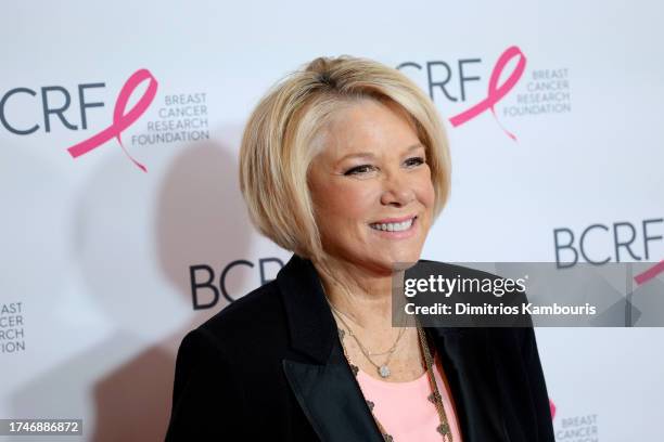 Joan Lunden attends the Breast Cancer Research Foundation New York Symposium & Awards Luncheon at New York Hilton on October 20, 2023 in New York...