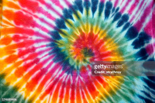 tie dyed vortex - tie dye stock pictures, royalty-free photos & images