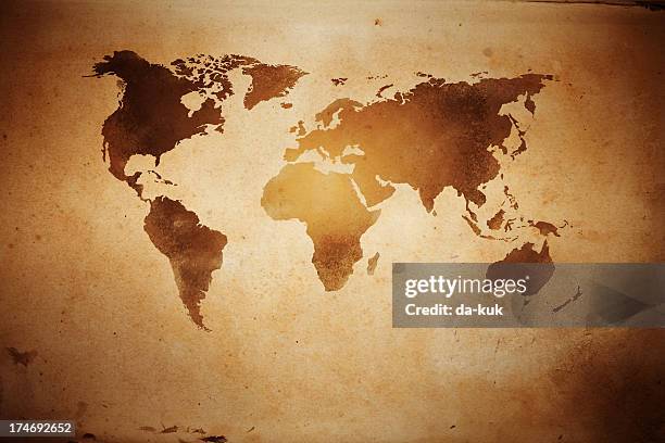 Aged Map Texture Photos and Premium High Res Pictures - Getty Images