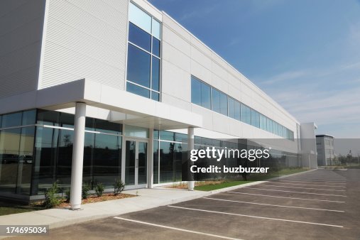 Large and Modern Business Entrance Large and Modern Business Entrance
