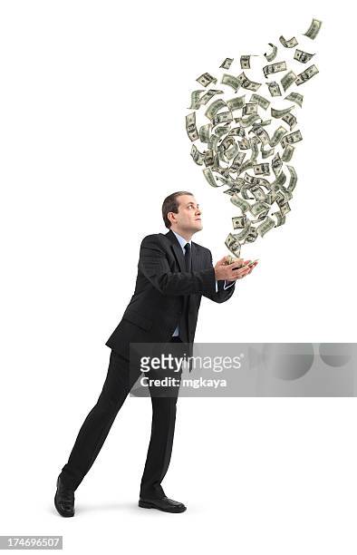 business magic - catching money stock pictures, royalty-free photos & images