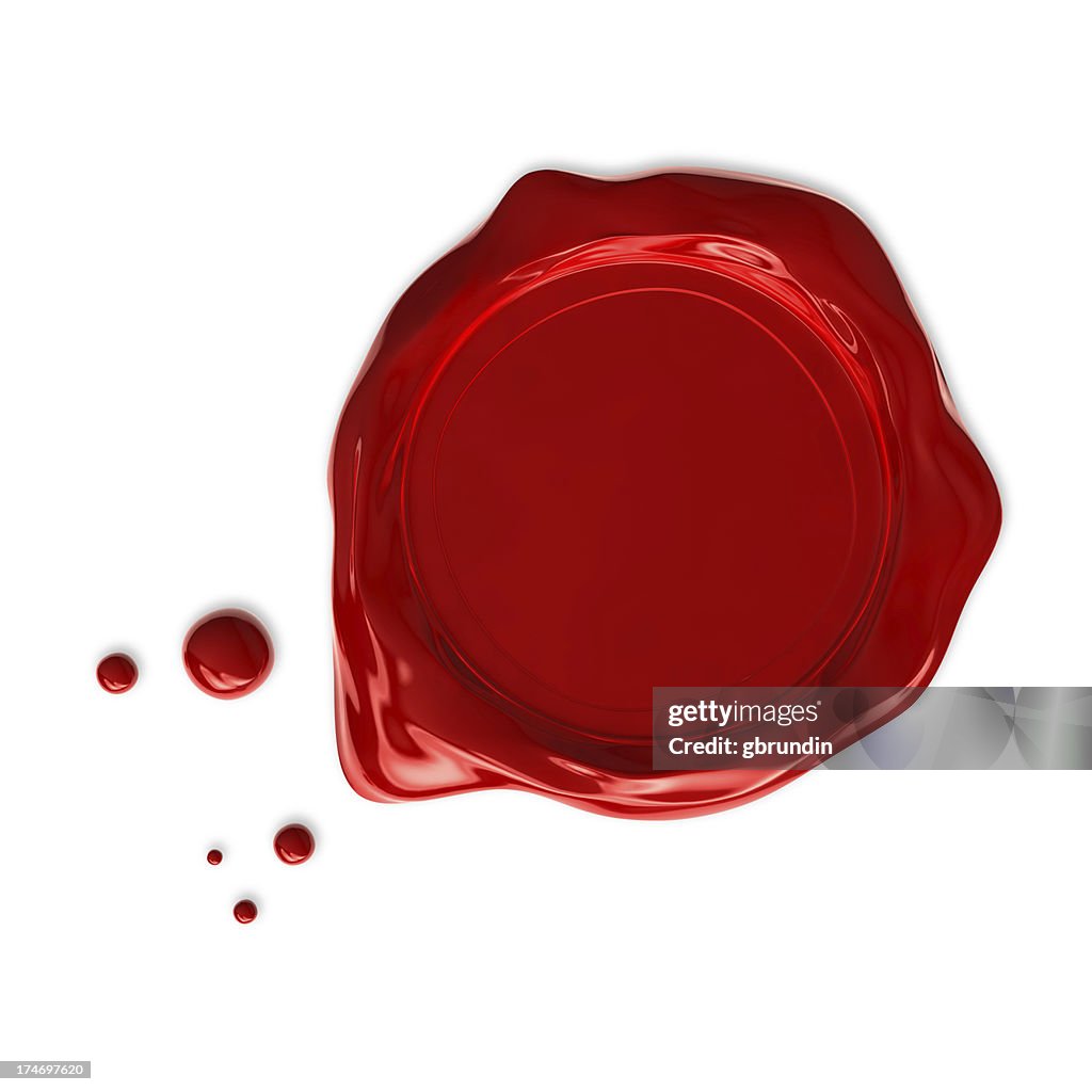 Wax Seal isolated