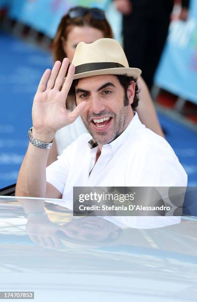 Sacha Baron Cohen attends 2013 Giffoni Film Festival blue carpet on July 28, 2013 in Giffoni Valle Piana, Italy.