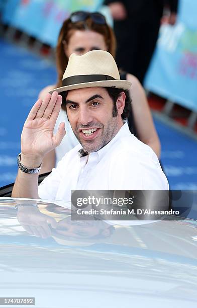 Sacha Baron Cohen attends 2013 Giffoni Film Festival blue carpet on July 28, 2013 in Giffoni Valle Piana, Italy.