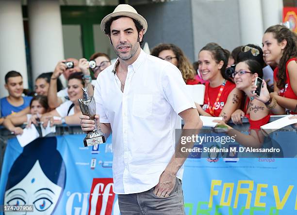 Sacha Baron Cohen attends 2013 Giffoni Film Festival blue carpet on July 28, 2013 in Giffoni Valle Piana, Italy.