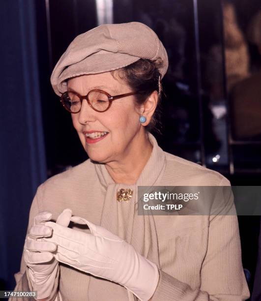 English actress Joyce Grenfell poses for a portrait in London, England, September 24, 1975.