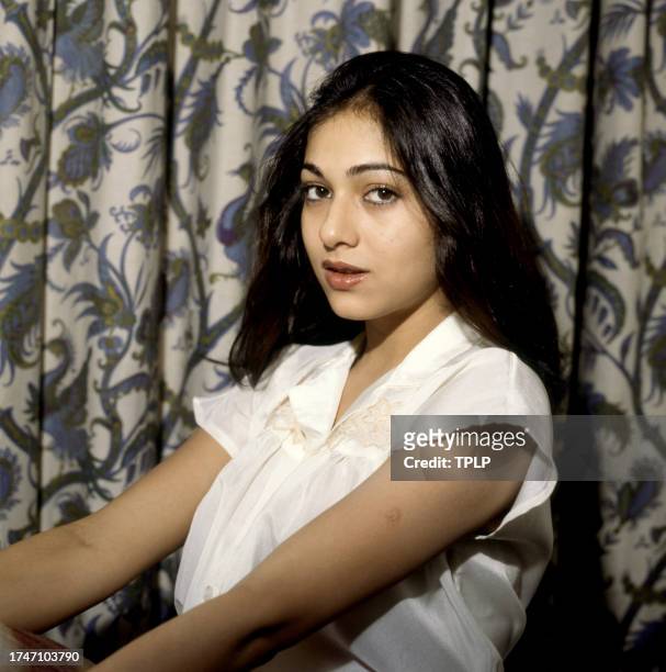 Indian actress Tina Munim poses for a portrait in London, England, November 1, 1978.