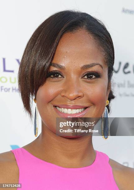 Laila Ali attends the 15th Annual DesignCare benefiting The HollyRod Foundation on July 27, 2013 in Malibu, California.