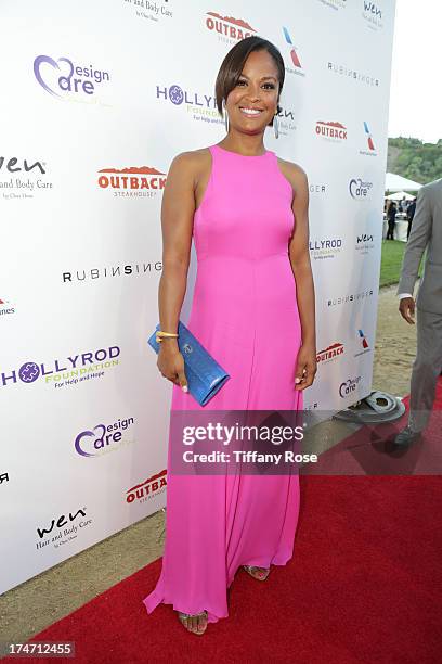 Laila Ali attends the 15th Annual DesignCare benefiting The HollyRod Foundation on July 27, 2013 in Malibu, California.