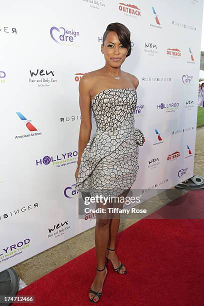 Actress Kearran Giovanni attends the 15th Annual DesignCare benefiting The HollyRod Foundation on July 27, 2013 in Malibu, California.