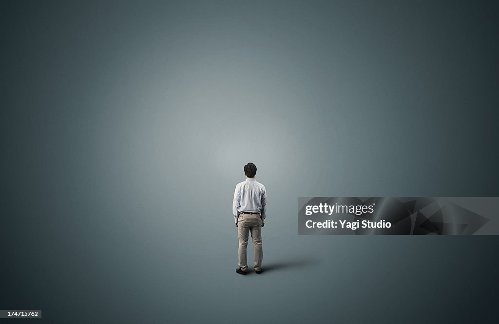 Man is standing