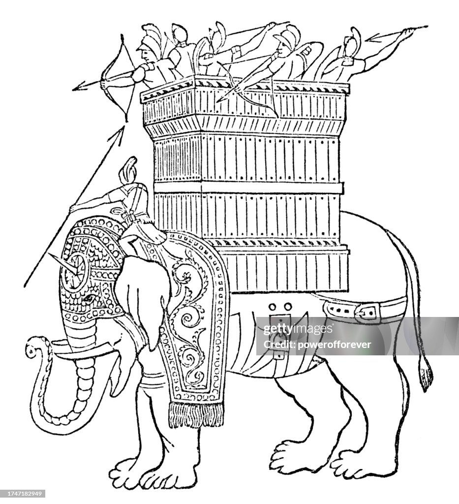Ancient Roman War Elephant - 2nd Century BC
