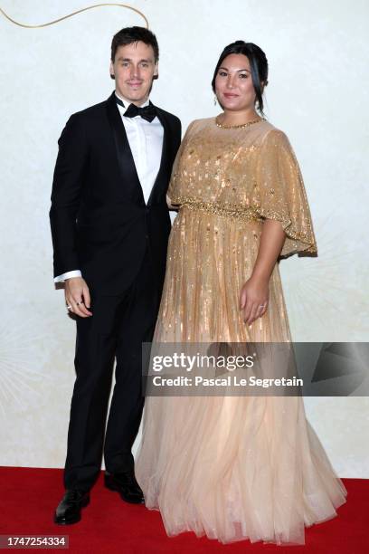 Louis Ducruet and Marie Chevallier attend the "Bal Du Centenaire - Prince Rainer III" Ball To Benefit The Fight Aids Monaco At Casino De Monte-Carlo...