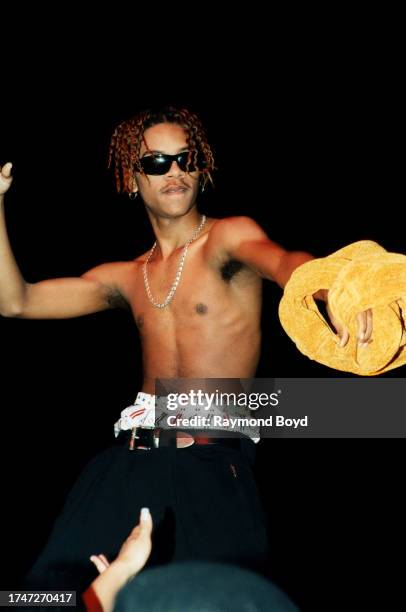 Singer Romeo of Immature performs at the Regal Theater in Chicago, Illinois in December 1996.