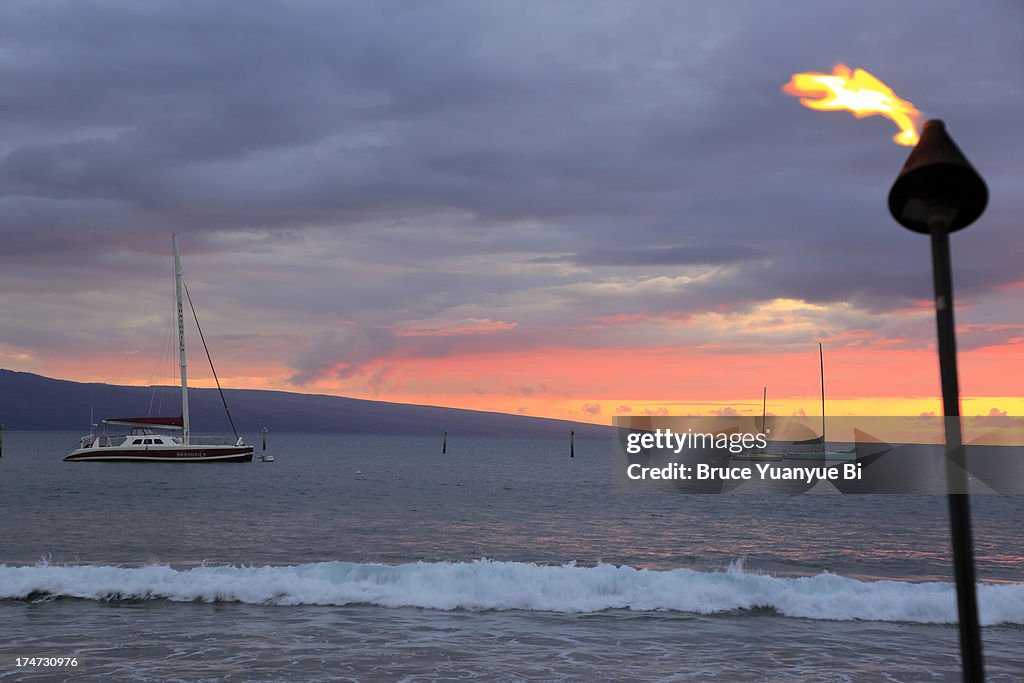 Ocean front of Lahaina