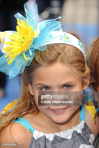 Dannielynn Birkhead arrivies at the "Smurfs 2" - Los Angeles Premiere at Regency Village Theatre on July 28, 2013 in Westwood, California.