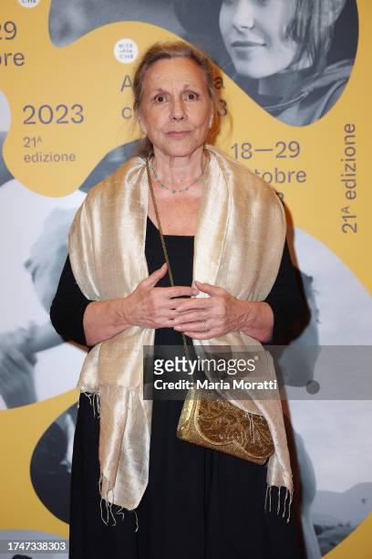 Francesca De Sapio attends a red carpet for the movie "Superluna" at the 21st Alice Nella Città during the 18th Rome Film Festival on October 20,...