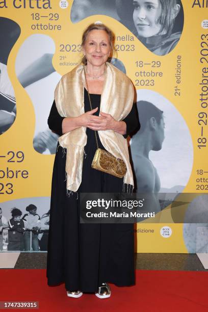 Francesca De Sapio attends a red carpet for the movie "Superluna" at the 21st Alice Nella Città during the 18th Rome Film Festival on October 20,...