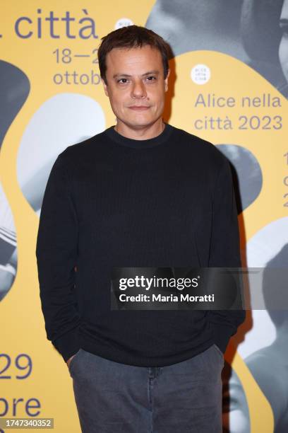 Lino Musella attends a red carpet for the movie "Superluna" at the 21st Alice Nella Città during the 18th Rome Film Festival on October 20, 2023 in...