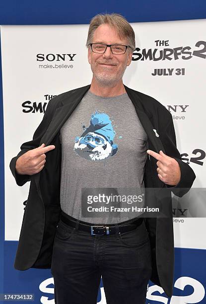 Director Raja Gosnell attends the premiere of Columbia Pictures' "Smurfs 2" at Regency Village Theatre on July 28, 2013 in Westwood, California.