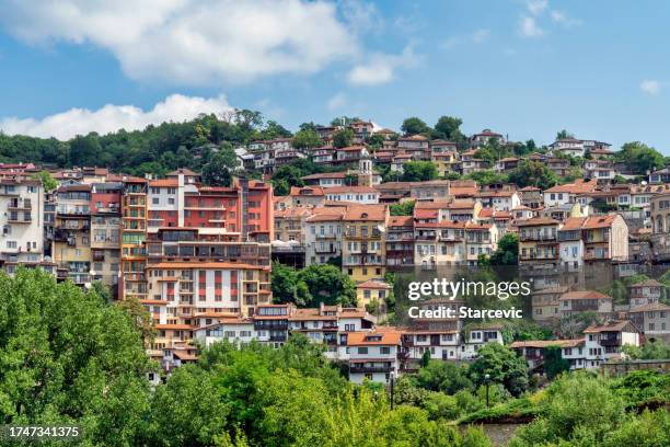 veliko tarnovo, bulgaria - cidade velha imagens e fotografias de stock