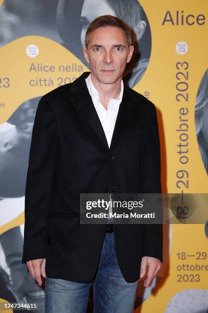 Max Malatesta attends a red carpet for the movie "Superluna" at the 21st Alice Nella Città during the 18th Rome Film Festival on October 20, 2023 in...