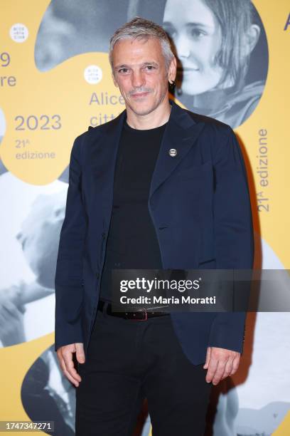 Gabriele Spinelli attends a red carpet for the movie "Superluna" at the 21st Alice Nella Città during the 18th Rome Film Festival on October 20, 2023...