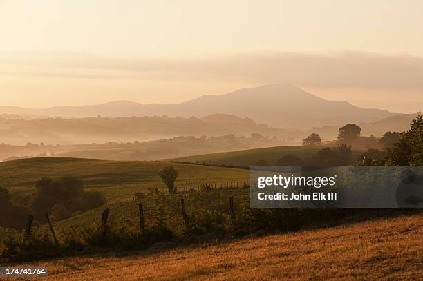 basque countryside landscape - pays basque stock pictures, royalty-free photos & images