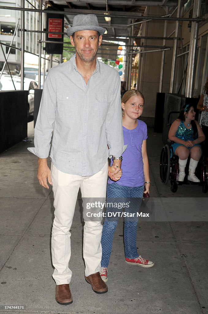 Celebrity Sightings In New York City - July 28, 2013