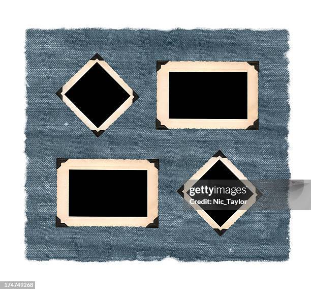 empty photo frames - frame stockfoto's en -beelden