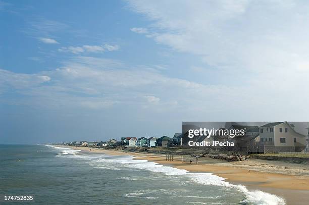 casas de playa - kitty hawk north carolina fotografías e imágenes de stock