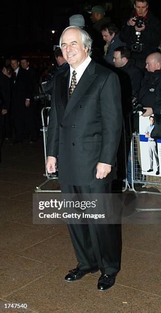 Frank Abagnale attends the UK Premiere of Steven Spielberg's new film Catch Me If You Can on January 27, 2003. Leicester Square, London.