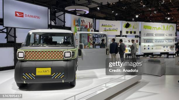 The me:MO is displayed for the press members ahead of 'Japan Mobility Show' , which will be opened to visitors at 28th of October, at Big Sight...