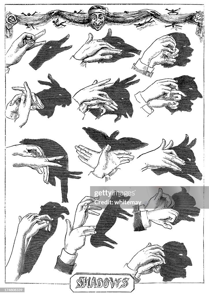 Shadow Making Step How To Make Shadow Pictures High-Res Vector Graphic - Getty Images