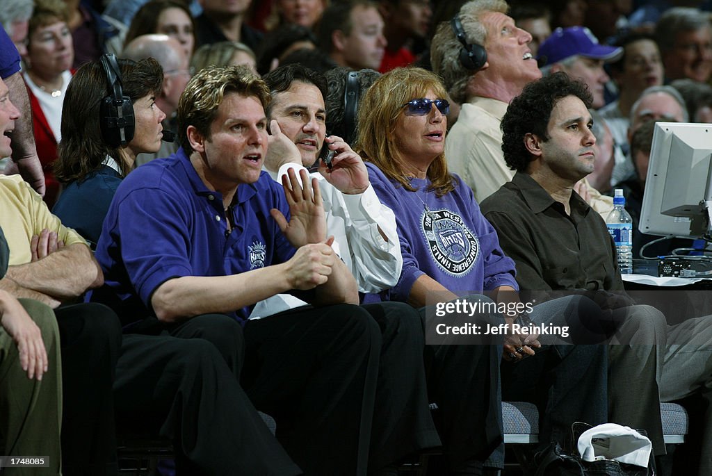 Joe and Gavin Maloof and Penny Marshall