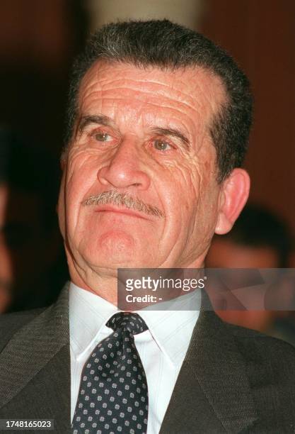 Portrait de Youssef Khatib, ex-conseiller à la Présidence de la République algérienne pris en janvier 1999. Youssef hatib est un candidat potentiel...