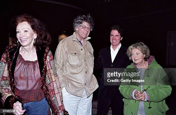 Ann Getty, Gordon Getty, director/choreographer Rob Marshall and Jeanette Etheridge attend the special screening of "Chicago" hosted by actress...