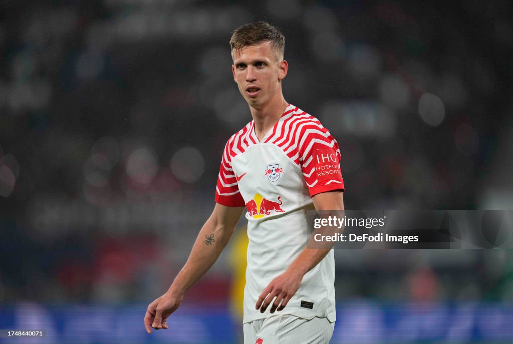 Dani Olmo of RB Leipzig looks on during the UEFA Champions League News  Photo - Getty Images