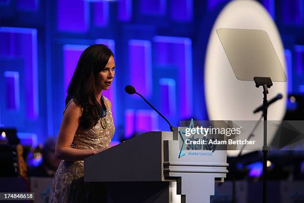 Barbara Bush presents at the 2013 Starkey Hearing Foundation's "So the World May Hear" Awards Gala on July 28, 2013 in St. Paul, Minnesota.