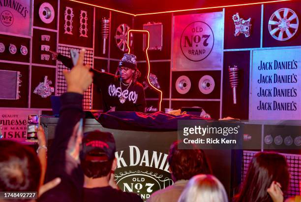 Metro Boomin attends Jack Daniel's Garage: A Pit Stop Experience at Austin Grand Prix 2023 at The Sunset Room on October 20, 2023 in Austin, Texas.